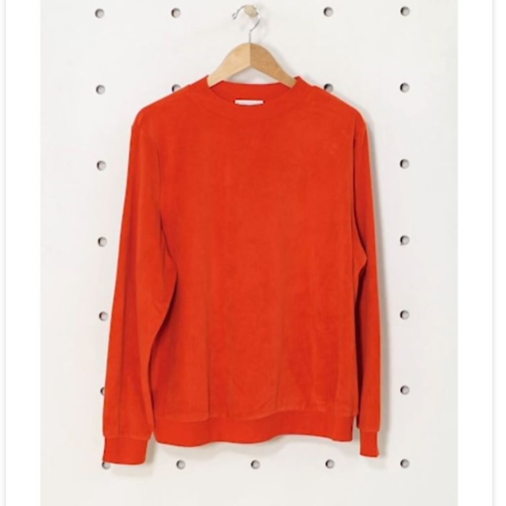 PJ SALVAGE Silky Velour Mock Neck Top